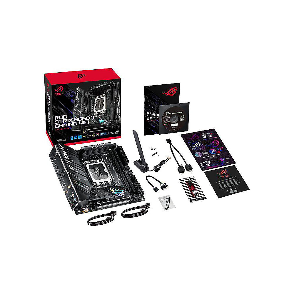 ASUS ROG STRIX B660-I GAMING WIFI ATX Mainboard Sockel 1700 USB-C/HDMI/DP