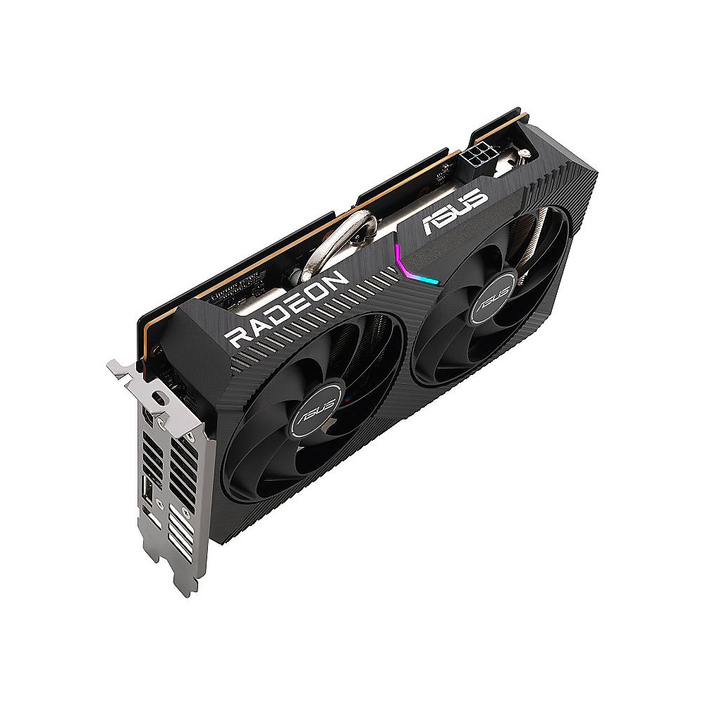 ASUS AMD Radeon RX 6500 XT Dual OC Grafikkarte 4GB GDDR6 DP/HDMI