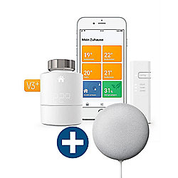 tado&deg; Starter Kit - Smartes Heizk&ouml;rper-Thermostat V3+ inkl. Google Nest Mini
