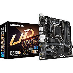 GIGABYTE B660M DS3H DDR4 mATX Mainboard Sockel 1700 M.2/HDMI/DP/USB3.2