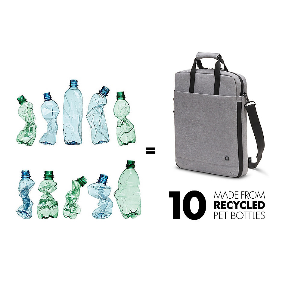 Dicota Eco Tote Bag Motion Notebooktasche 39,6cm (13-15,6") hellgrau