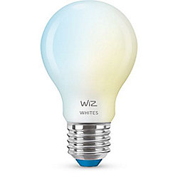WiZ 60W E27 Standardform dimmbar warm-/kaltwei&szlig; Milchglas