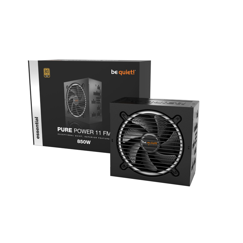 be quiet!  Pure Power 11 FM Netzteil 850 Watt 80+Gold, modular BN324 | 04260052188613