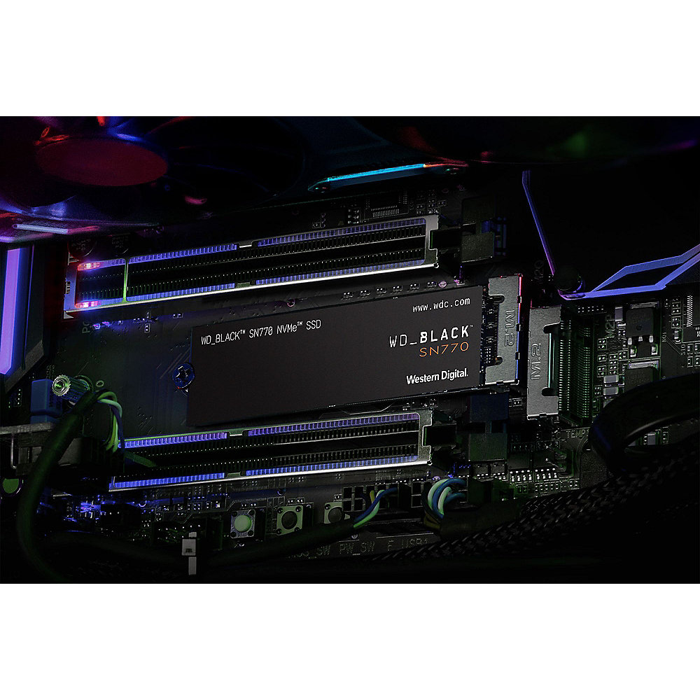 WD_BLACK SN770 High-Performance PCIe 4.0 NVMe interne Gaming SSD 250 GB