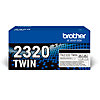 Brother TN-2320TWIN Original Toner Schwarz für ca. 2.600 Seiten (2 Stück)