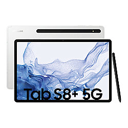 Samsung GALAXY Tab S8+ X806B 5G 256GB silver Android 12.0 Tablet