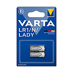 VARTA Electronics Batterie Alkaline Lady N LR1 1,5V 2er Blister