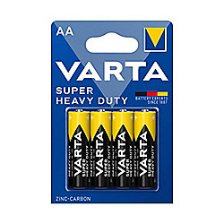 VARTA Super Heavy Duty Batterie Mignon AA R6 4er Blister