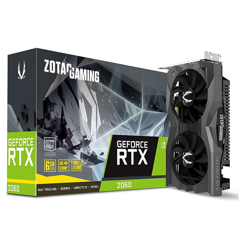 Zotac  GAMING GeForce RTX 2060 6GB GDDR6 Grafikkarte 3xDP/HDMI | 04895173618352