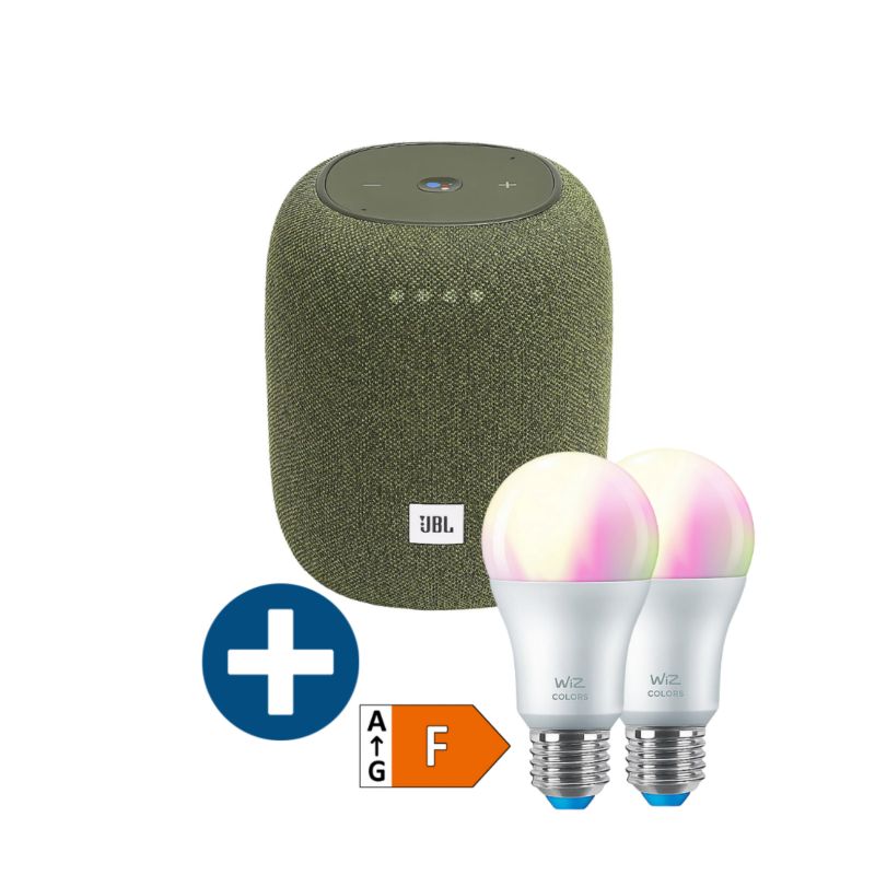 JBL Link Music grün inkl. 2x WiZ 60W E27