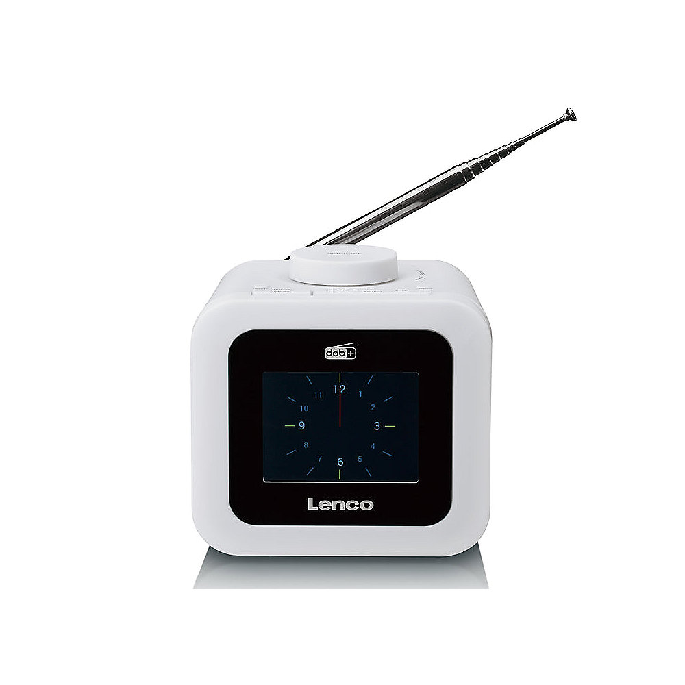 Lenco CR-620 FM-/DAB+ Radiowecker (Weiß)