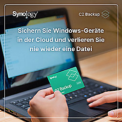 Synology C2 Backup Lizenz 500GB 1 Jahr Cloud Backup f&uuml;r Windows Ger&auml;te