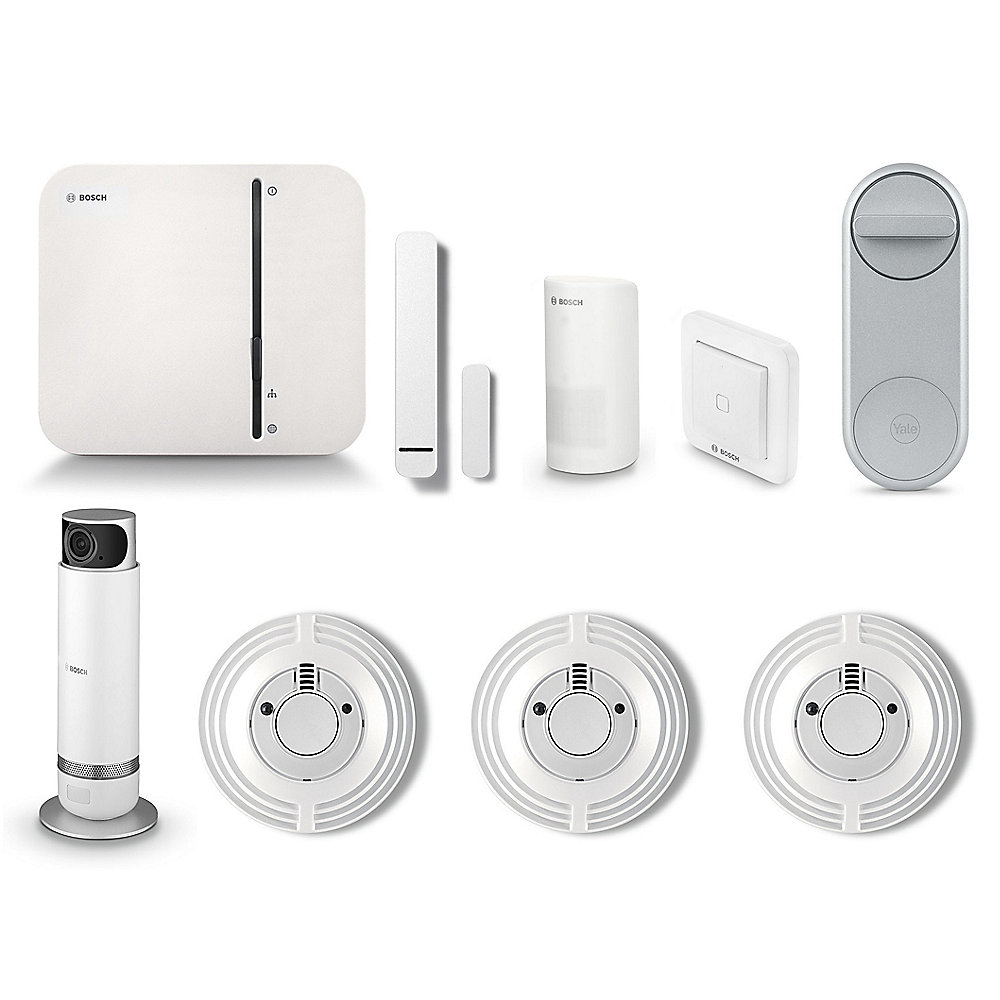 Bosch Smart Home Sicherheit Wohnung Plus Set, 9-teilig
