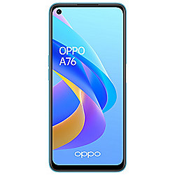 Oppo A76 4/128GB glowing blue Dual-Sim ColorOS 11.1 Smartphone