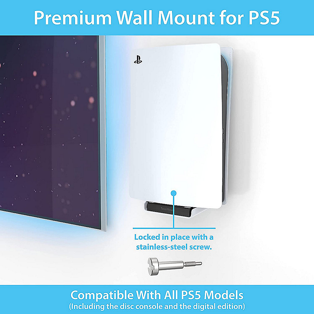 TotalMount Advanced - Wall Mounting Frame für PlayStation 5