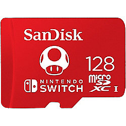 SanDisk 128 GB microSDXC Speicherkarte f&uuml;r Nintendo Switch&trade; rot