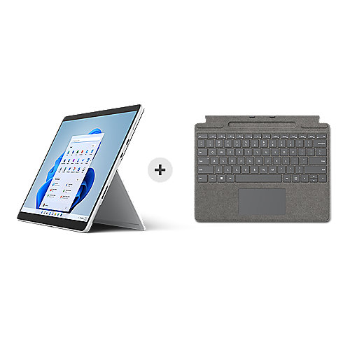 Surface Pro 8 Evo EBP-00003 Platin i5 8GB/512GB SSD 13" 2in1 W11 + KB Platin