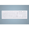 Cherry AK-C8100F-FU1-W/GE Kabellose Tastatur Weiß (Wischdesinfektion)
