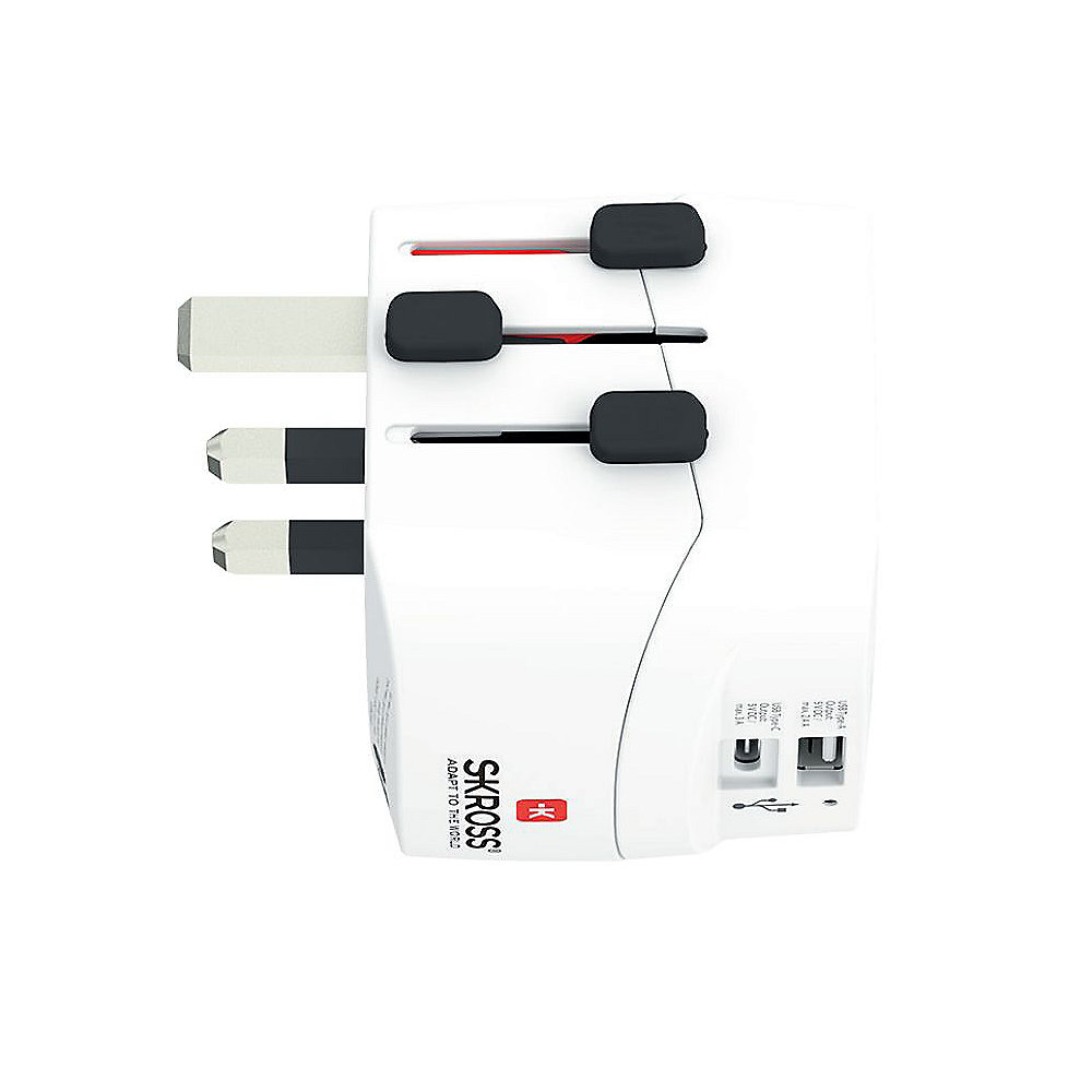 SKROSS Pro Light USB (AC) USB-C Reiseadapter